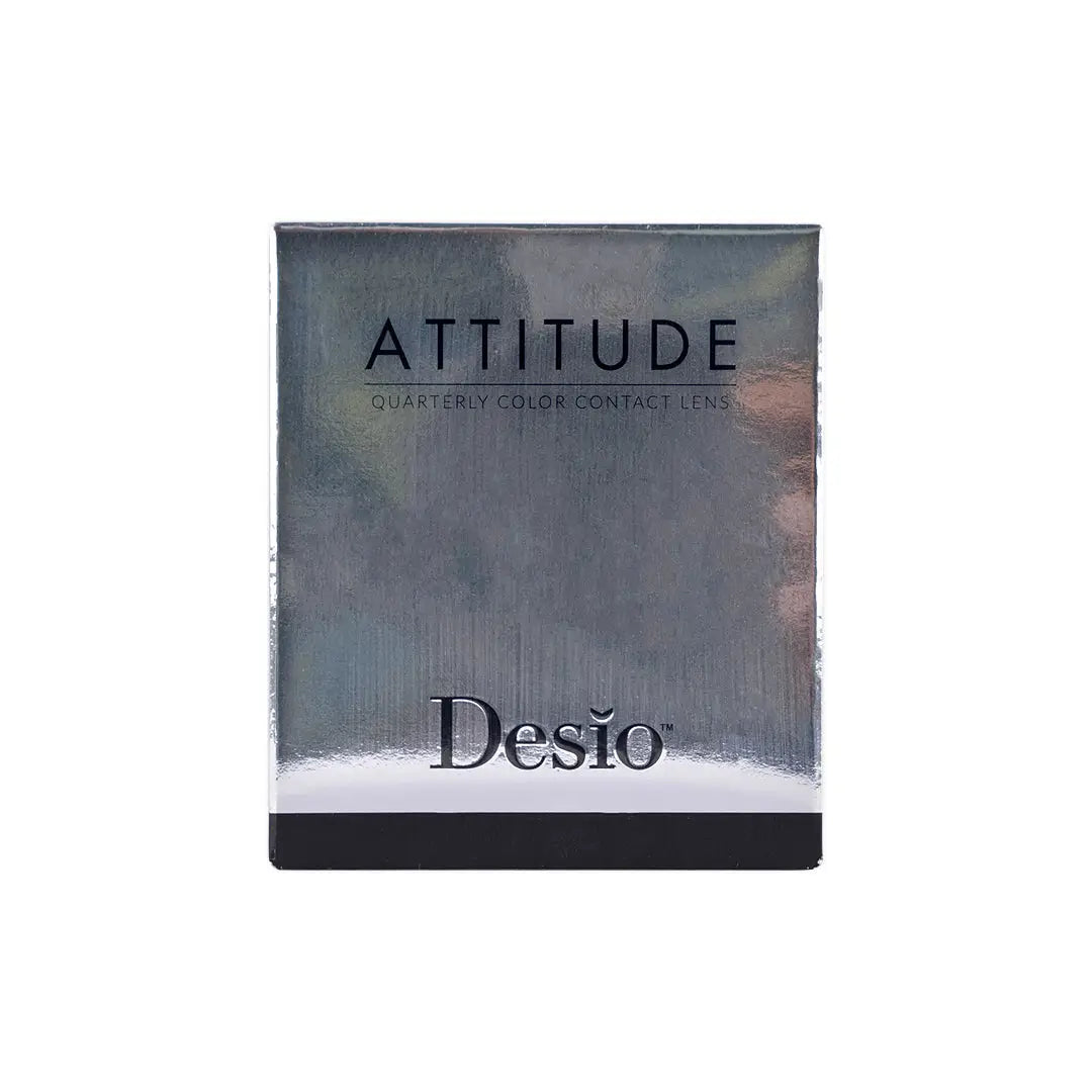 59047Desio Attitude Quarterly Color Contact Lens 2pcs - Bold Grey +3