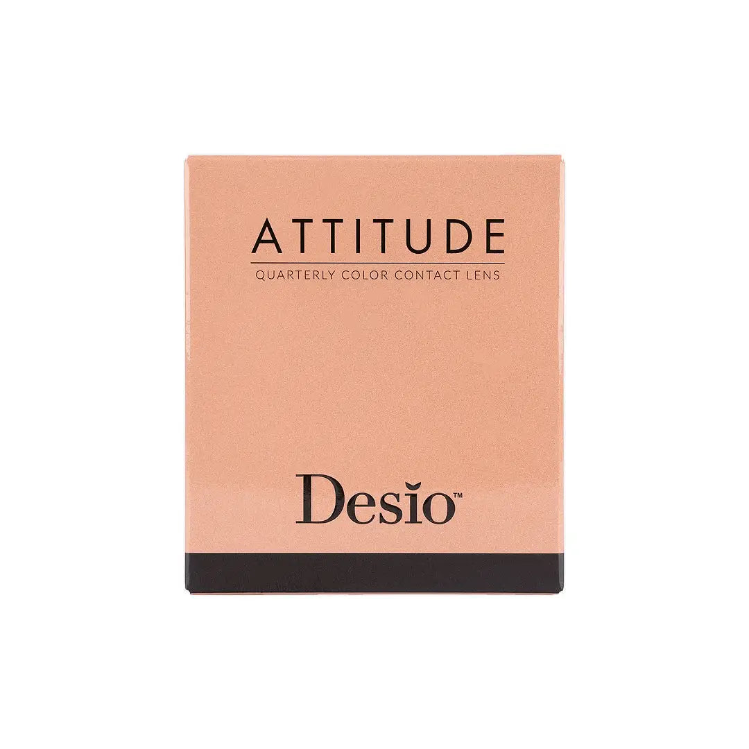 59048Desio Attitude Quarterly Contact Lens 2pcs-Mocha Mousse +3