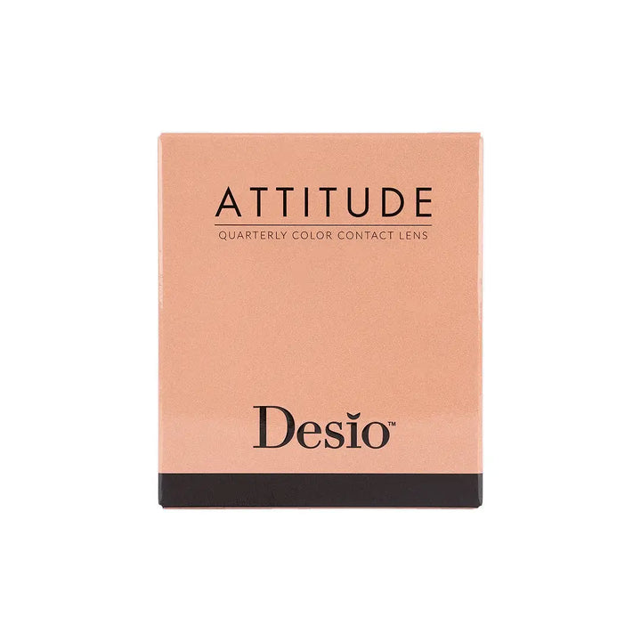 59048Desio Attitude Quarterly Contact Lens 2pcs-Mocha Mousse +3