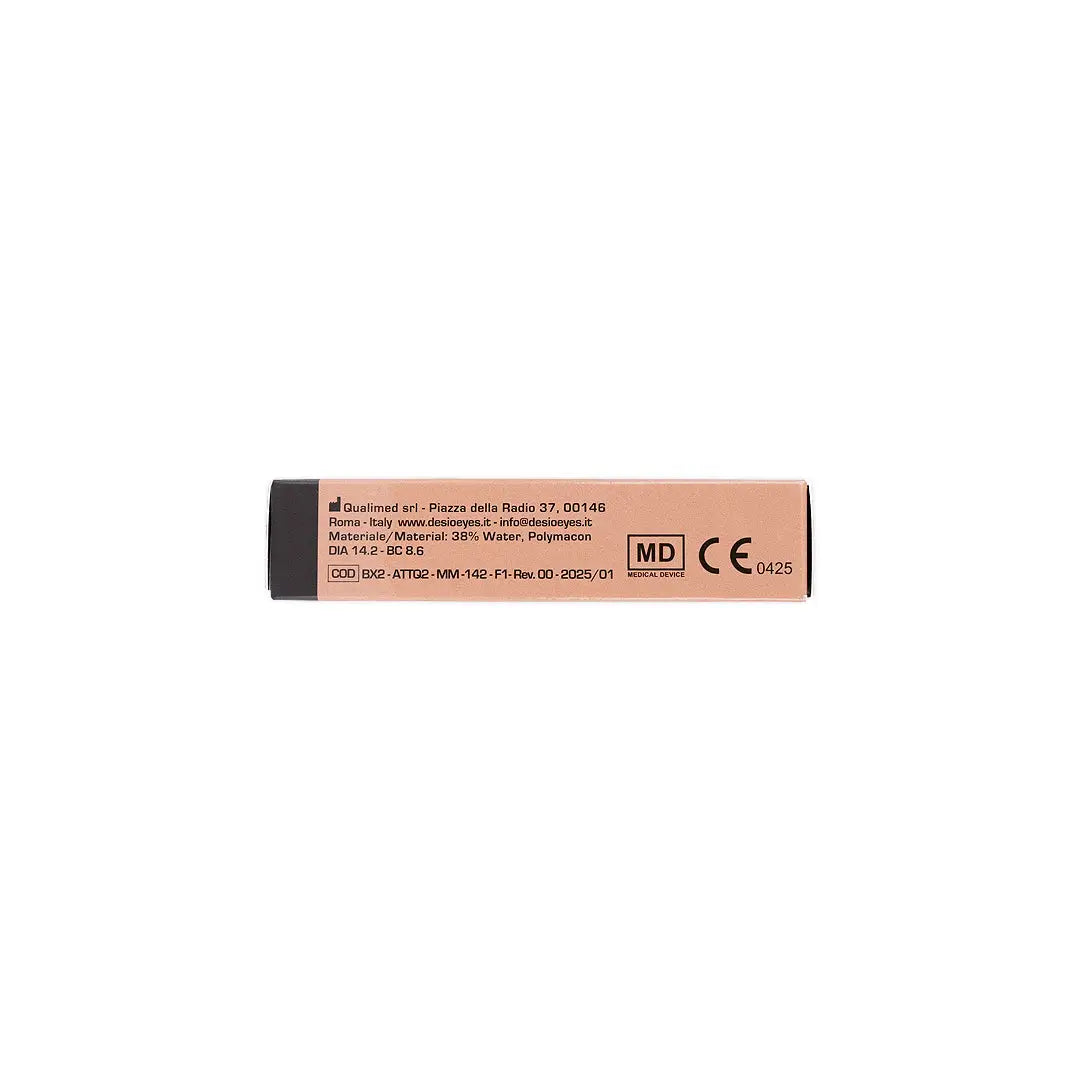 59048Desio Attitude Quarterly Contact Lens 2pcs-Mocha Mousse +7