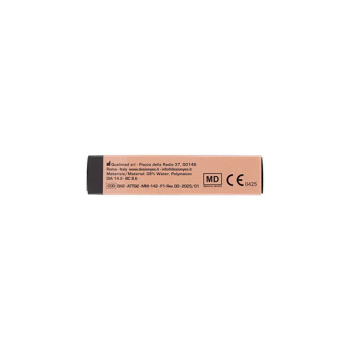 59048Desio Attitude Quarterly Contact Lens 2pcs-Mocha Mousse +7