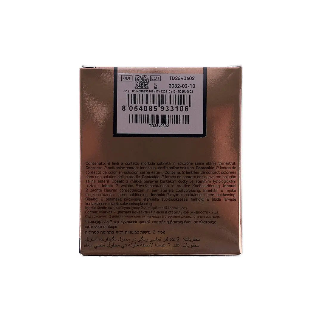 Desio Coffee Collection Quarterly Lens 2pcs-Black Coffee