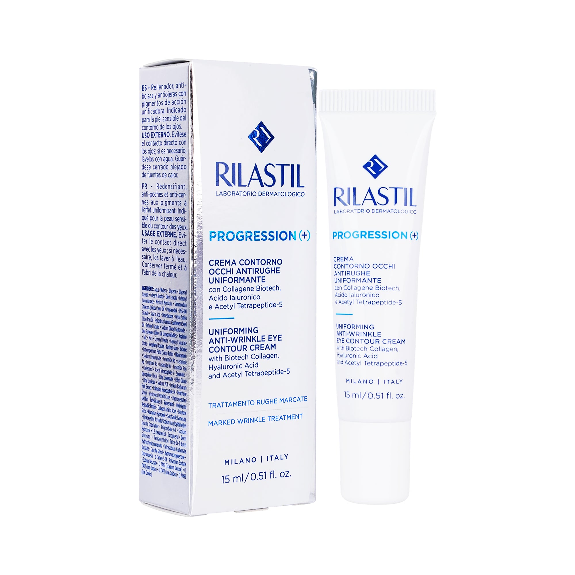 59057-Rilastil Progression (+) Uniformng Anti-Wrinle Eye Cont 15ml +1