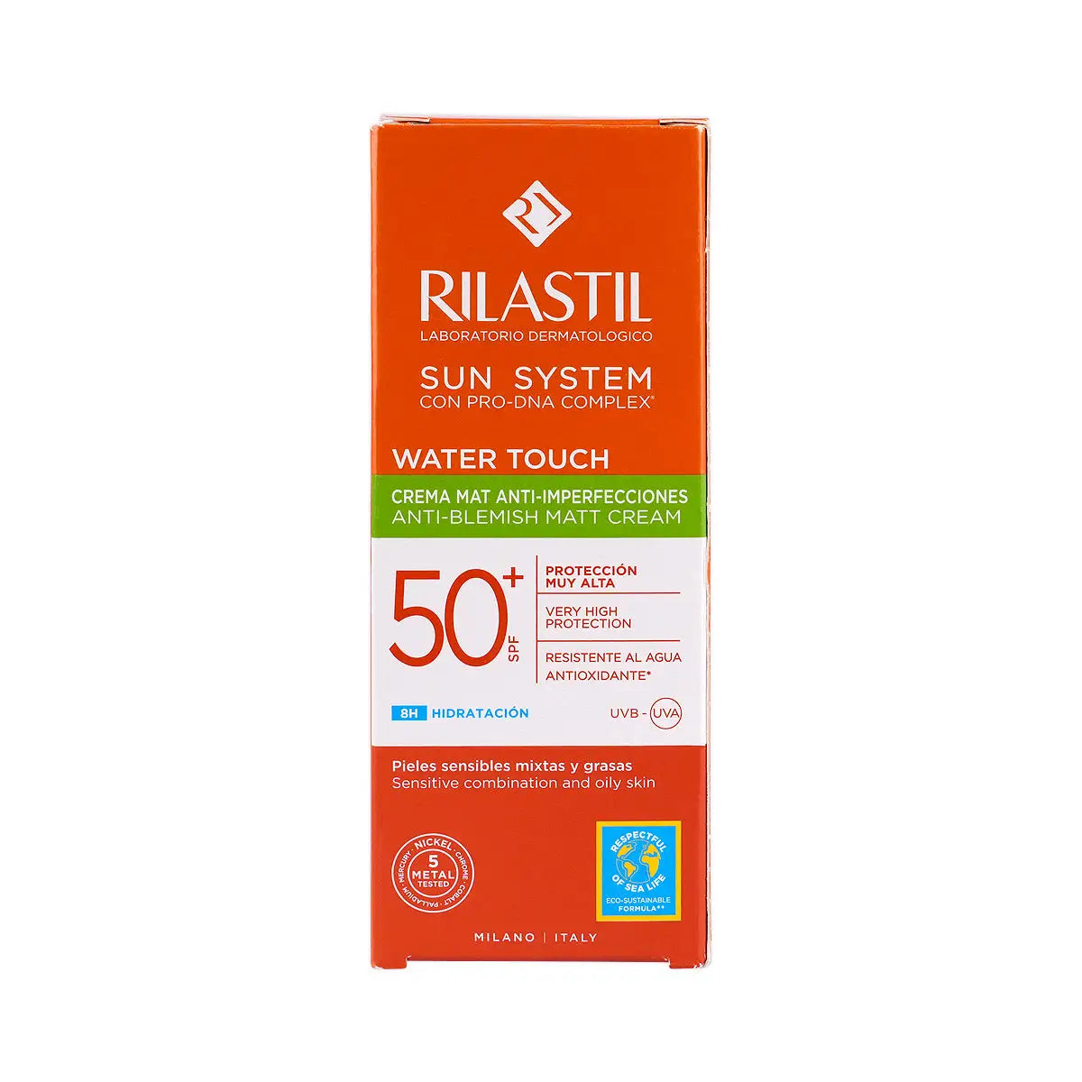 Rilastil Sun Sys WTR Touch Anti-Blemish Mat Crm Spf 50+ 50ml