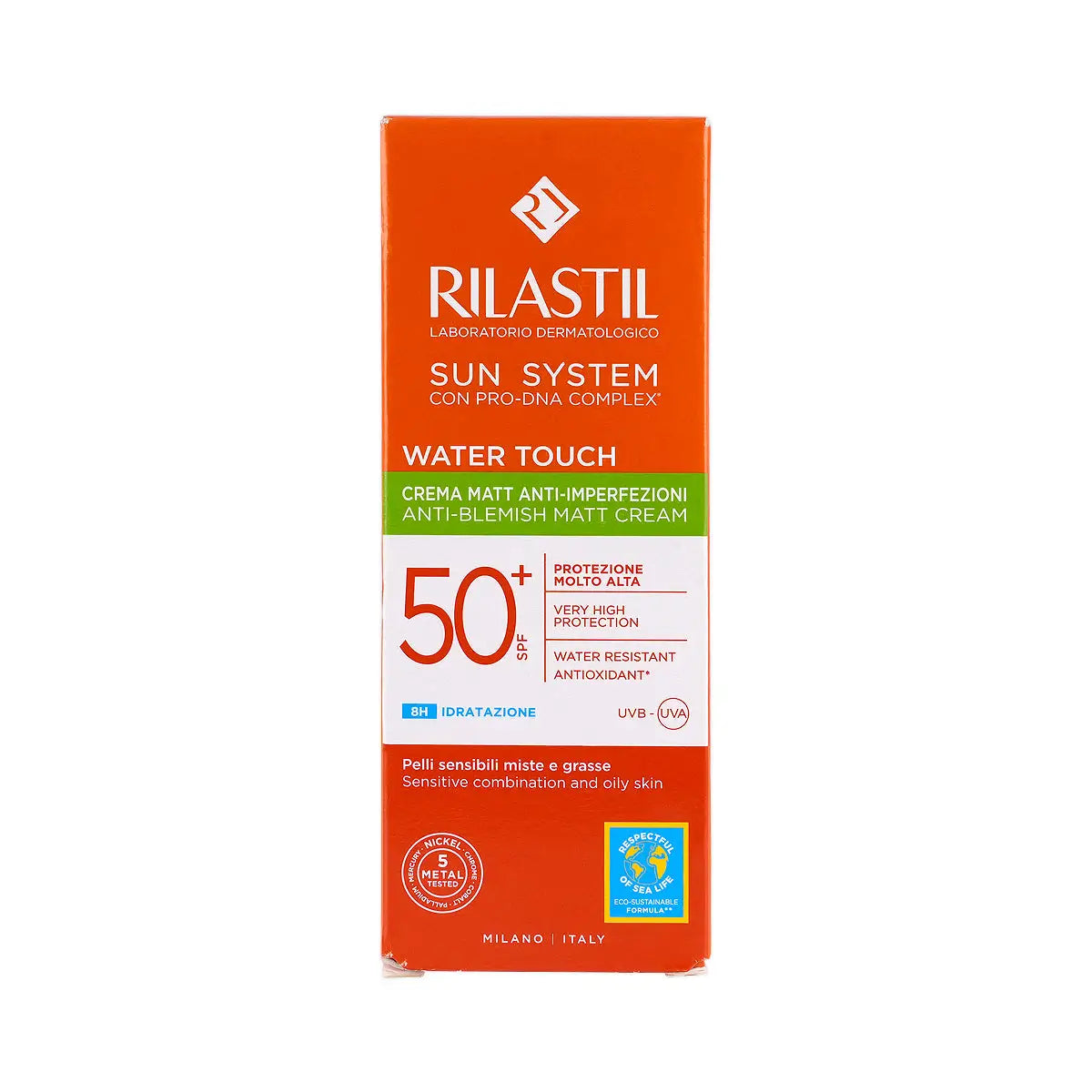 Rilastil Sun Sys WTR Touch Anti-Blemish Mat Crm Spf 50+ 50ml