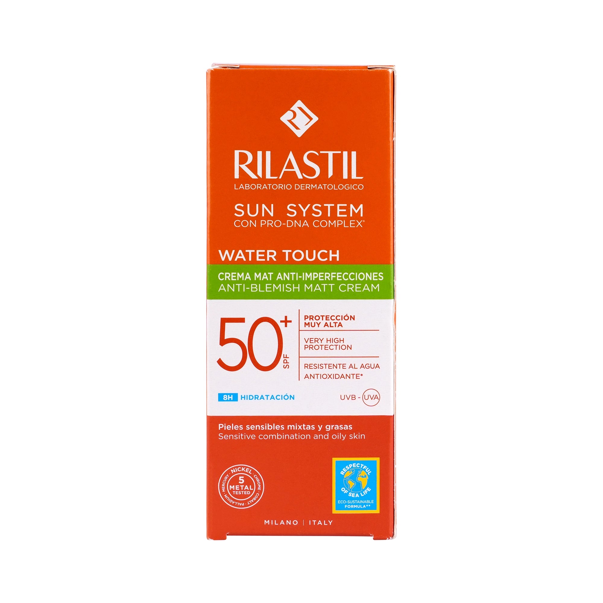Rilastil Sun Sys WTR Touch Anti-Blemish Mat Crm Spf 50+ 50ml