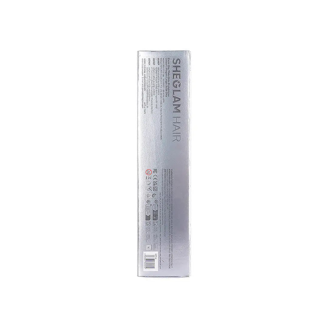 59072-Sheglam Hair Sleek Chic Wide Glide Straightener 1.5”/38MM +6