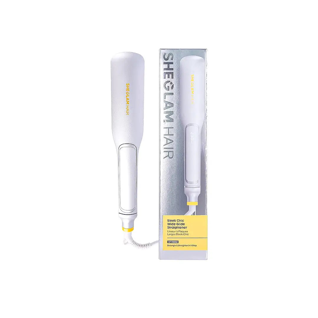 59072-Sheglam Hair Sleek Chic Wide Glide Straightener 1.5”/38MM 