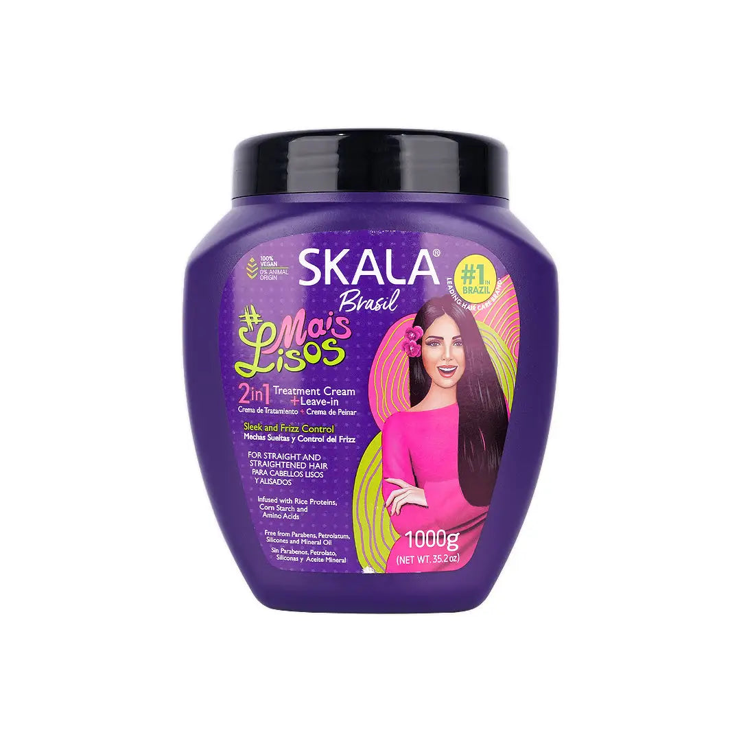 Skala Brasil Mais Lisos 2 In1 Treatment+Leave-In Cream 1000g