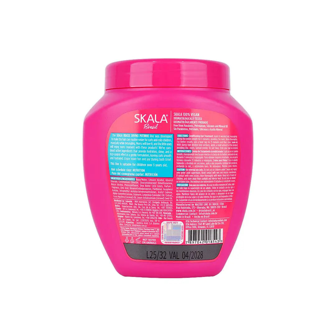 Skala Brasil Divino Potinho Kids 2 In 1 Conditioner 1000g