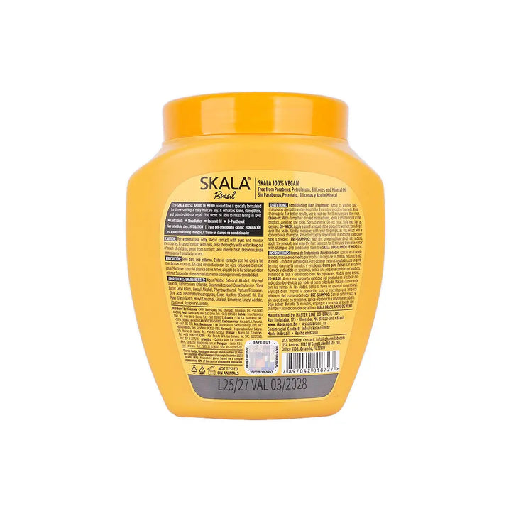 59091-Skala Brasil Amido De Milho 2In1 Treatment+Leave-In Cr 1000g +1