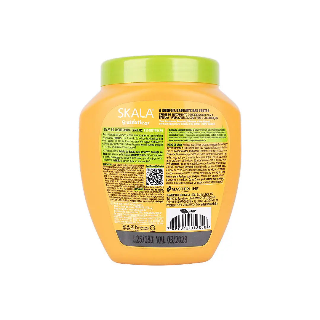 Skala Frutastica Banana 2 in 1 Hidratante Cream 1000g