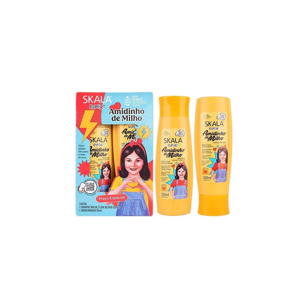 Skala Expert Amidinho de Milho shampoo + Conditioner 325mL