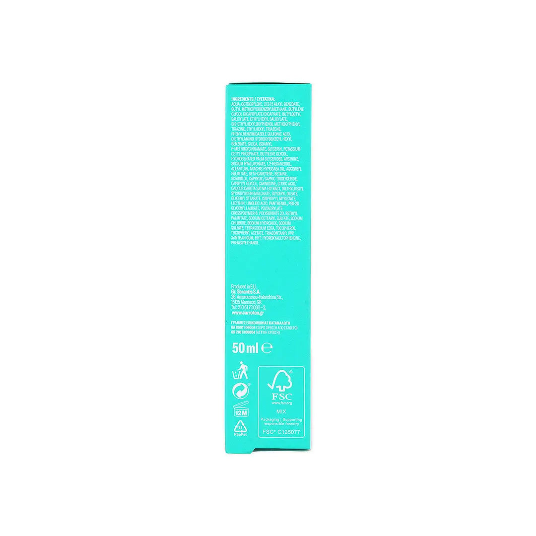 Carroten Sensitive Suncare Face Cream SPF50+ 50mL