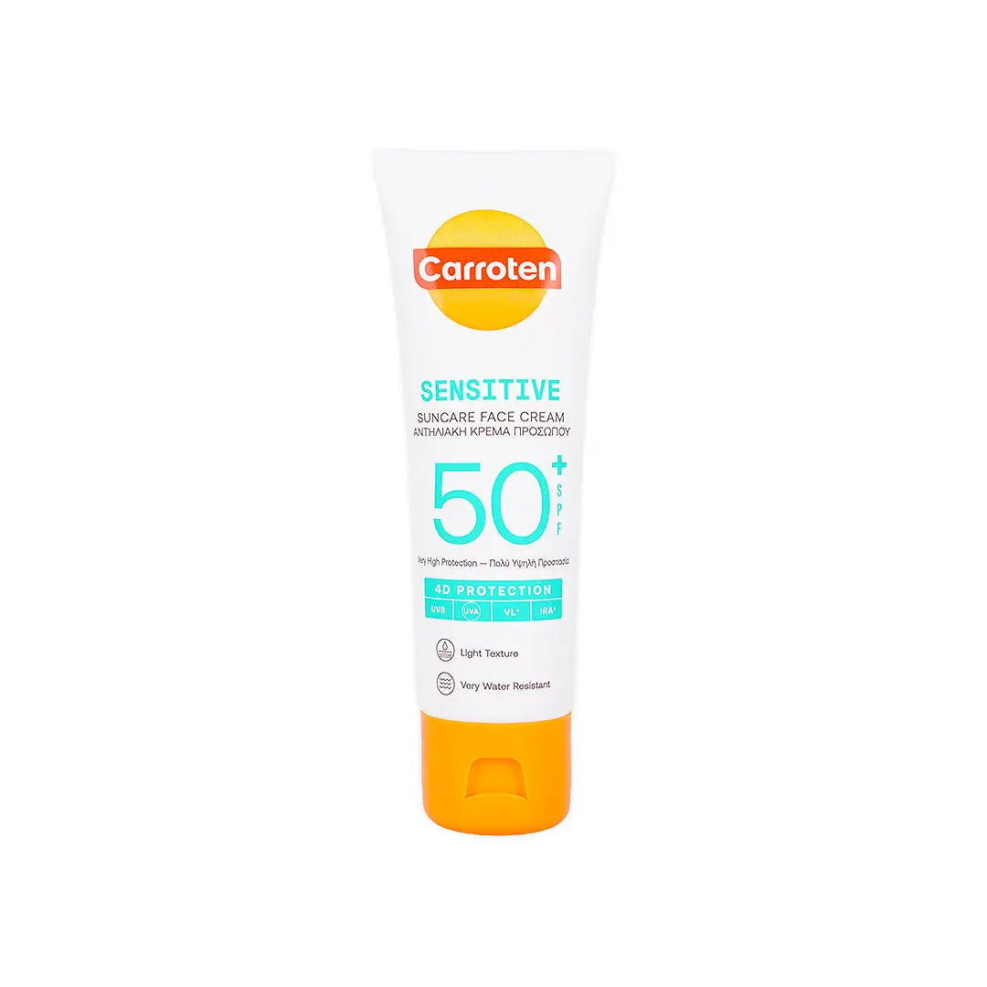 Carroten Sensitive Suncare Face Cream SPF50+ 50mL