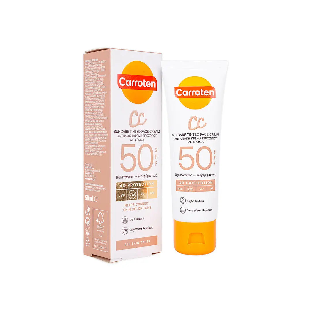 Carroten CC Suncare Tinted Face Cream SPF50 50mL