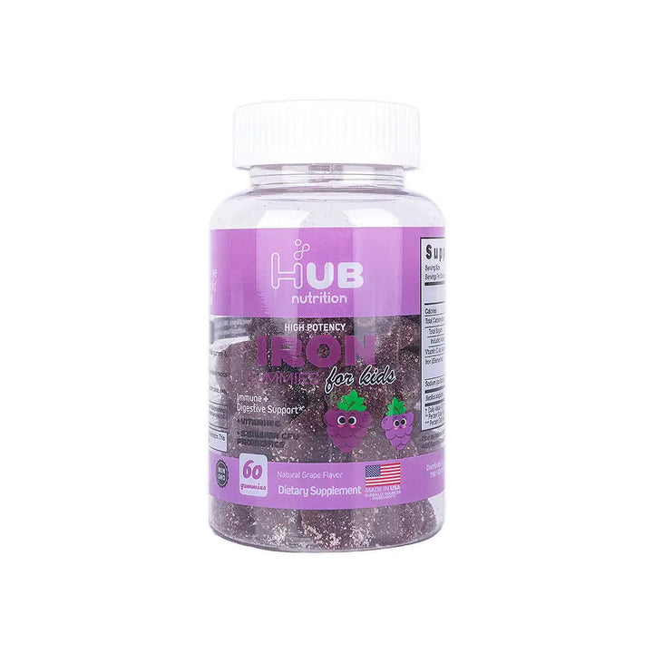 59115-Hub Nutrition Kids Iron Gummies 60pcs