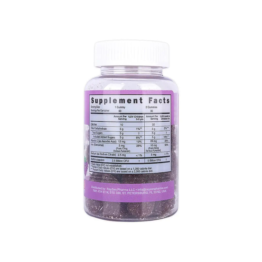 Hub Nutrition Kids Iron Gummies 60pcs