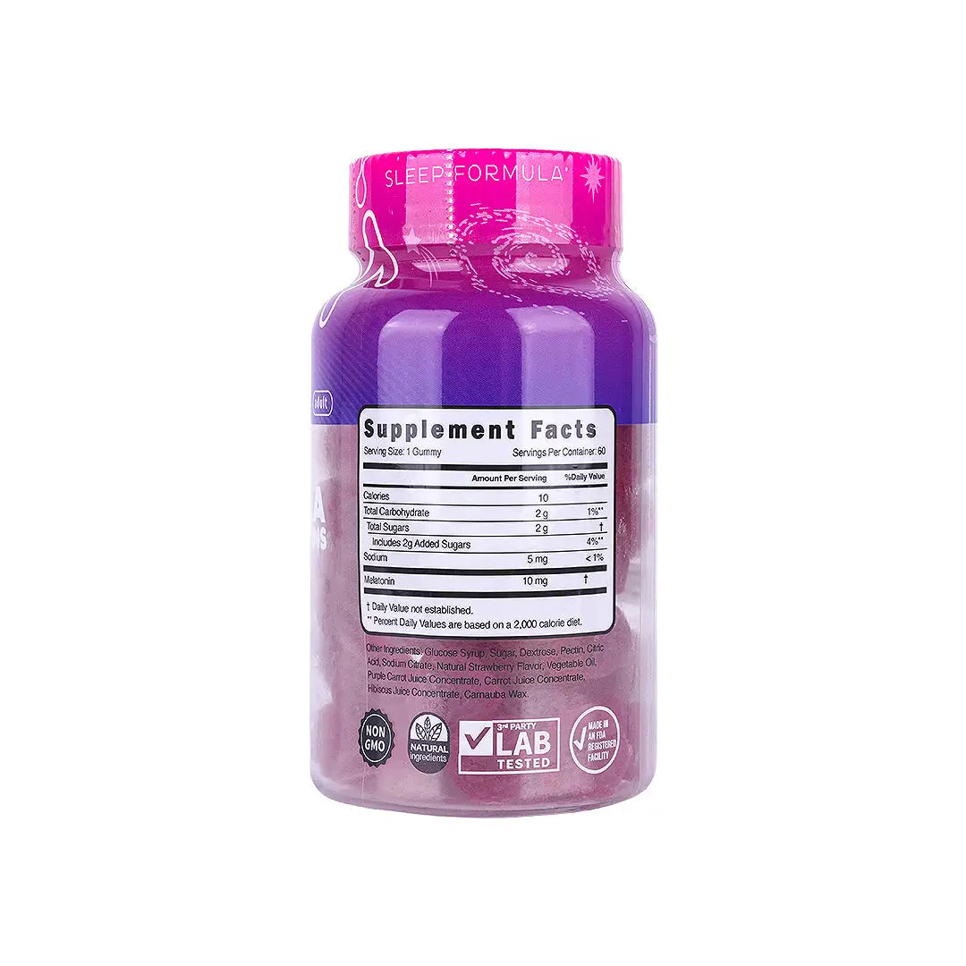 59116-Hub Nutrition Adult Sleep Melatonin Gummies 60pcs +1