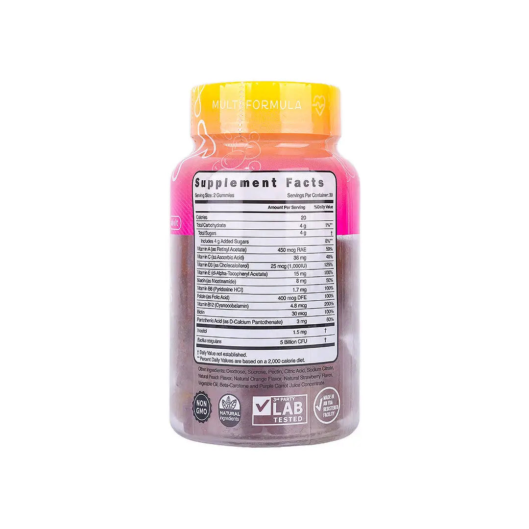 Hub Nutrition Adult Multivitamin Gummies 60pcs