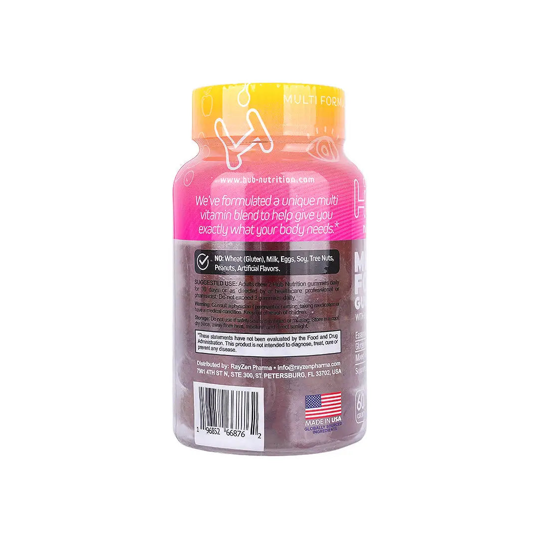 Hub Nutrition Adult Multivitamin Gummies 60pcs
