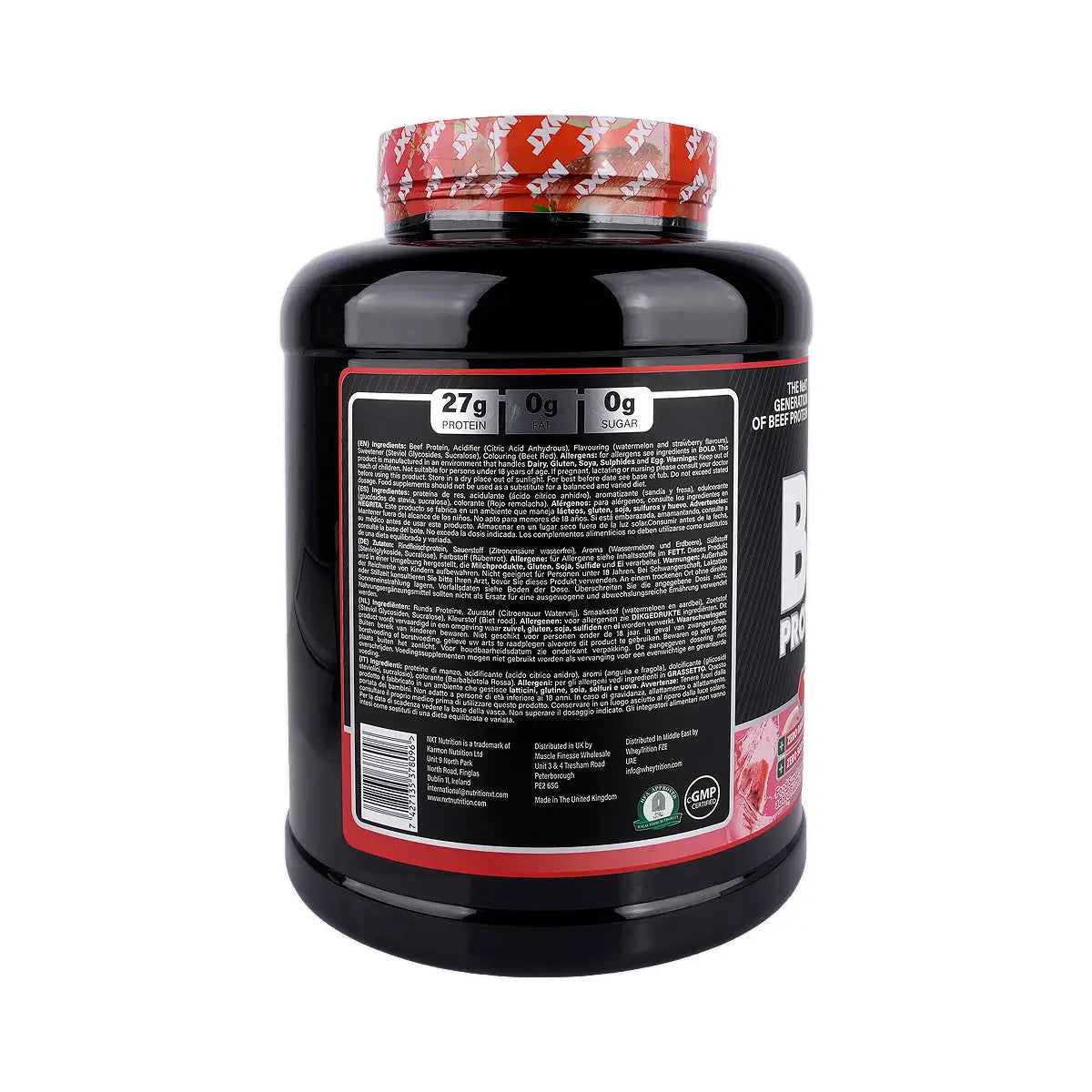 NXT Beef Protein Isolate Watermelon & Strawberry 1.8kg