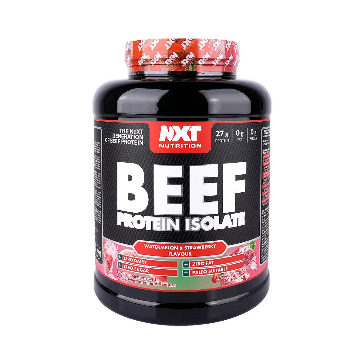 NXT Beef Protein Isolate Watermelon & Strawberry 1.8kg