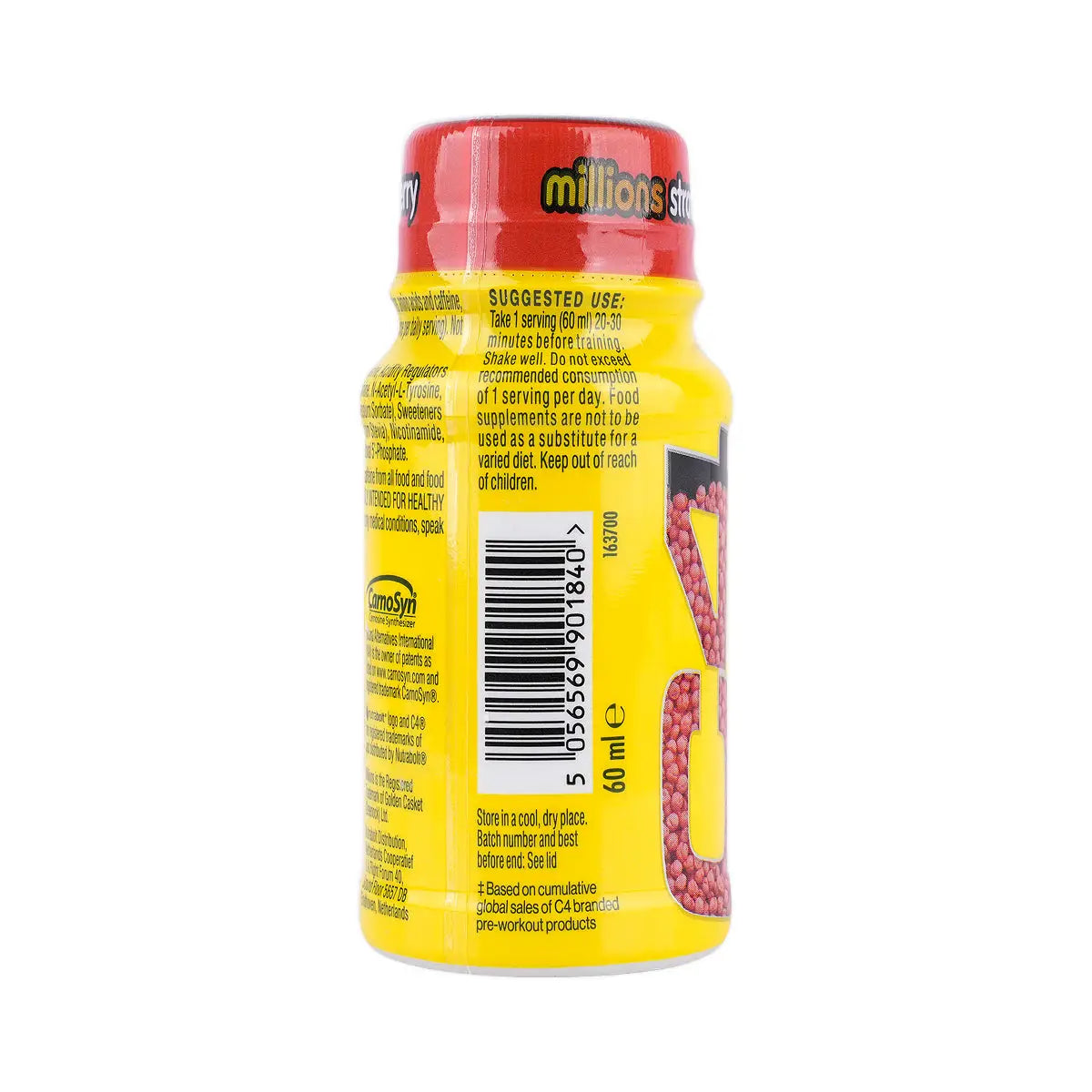 C4 Pre Workout Shot Millions Strawberry 60ml