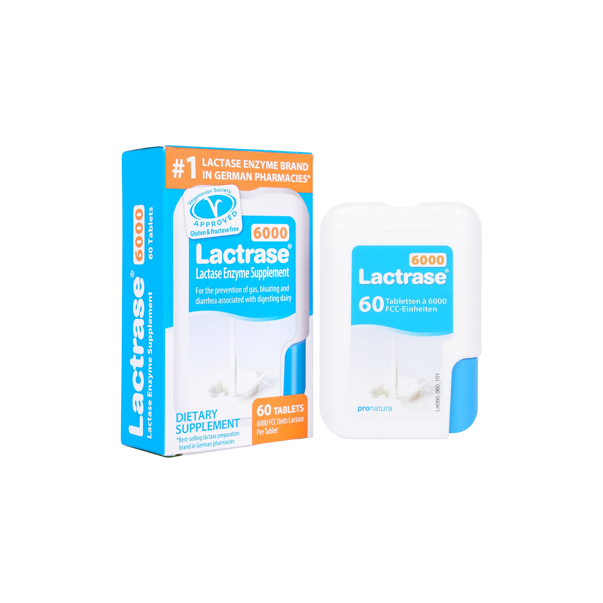 59156-Lactrase 6000 FCC 60 Tablets +5