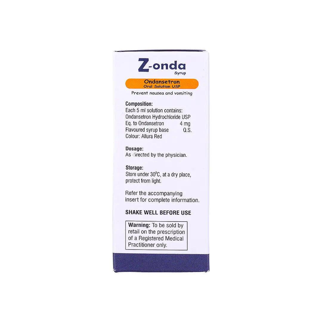 Z-Onda Syrup 4mg/5mL 50mL