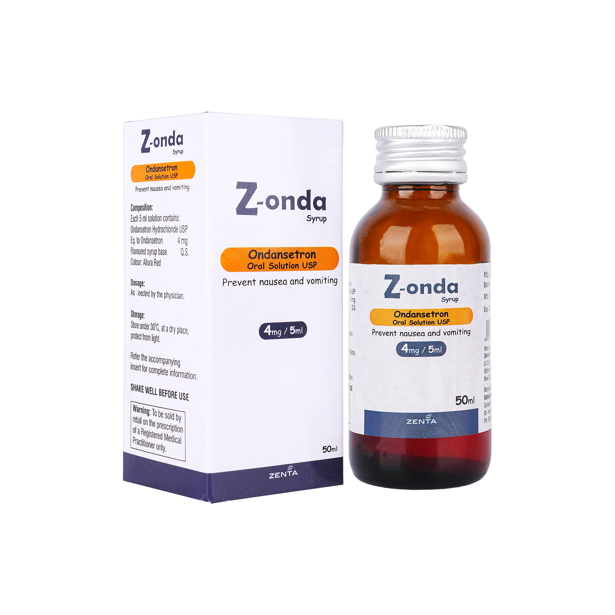 59159-Z-Onda Syrup 4mg/5mL 50mL +4