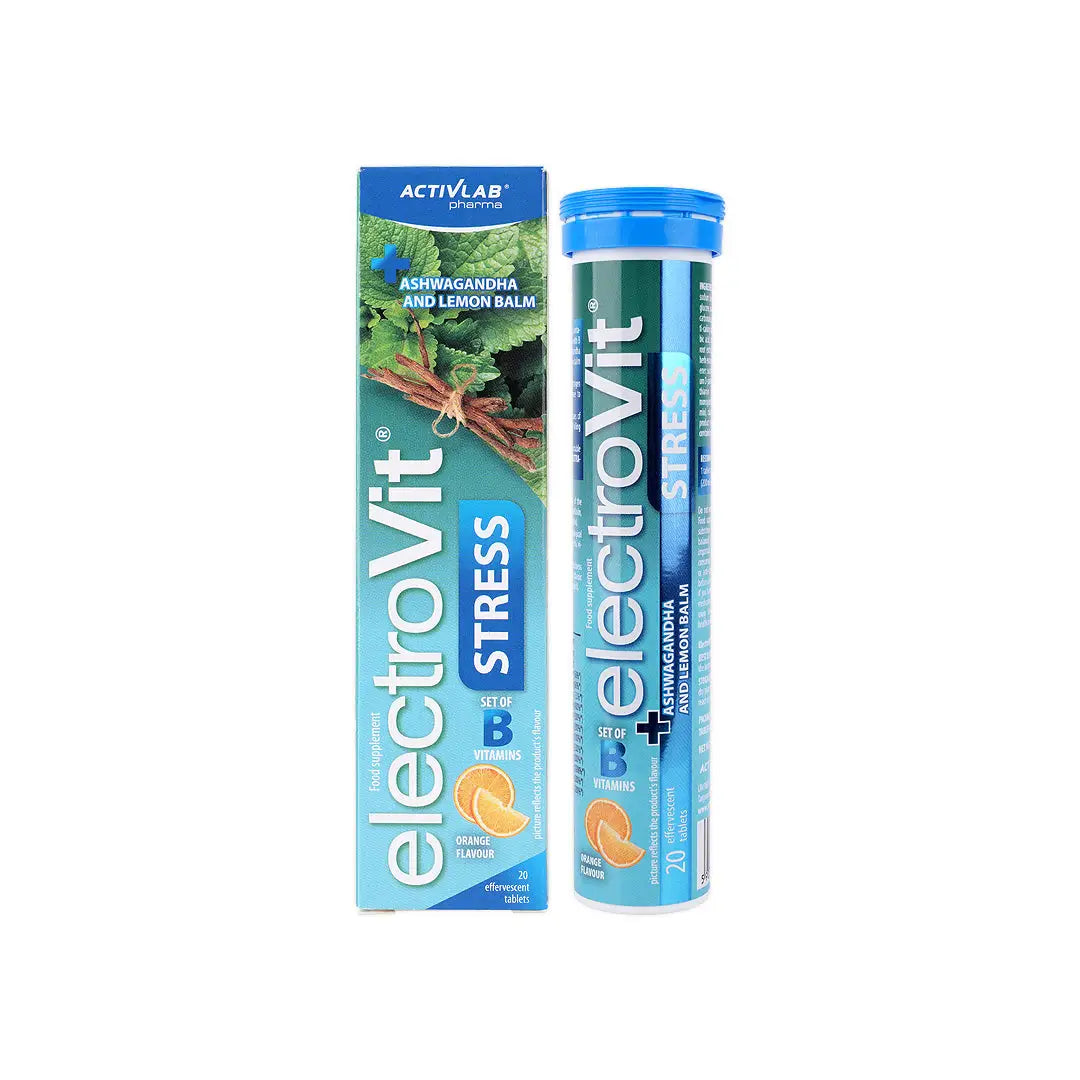 Activlab Electrovit Stress Orange Effervescent Tablets 86g