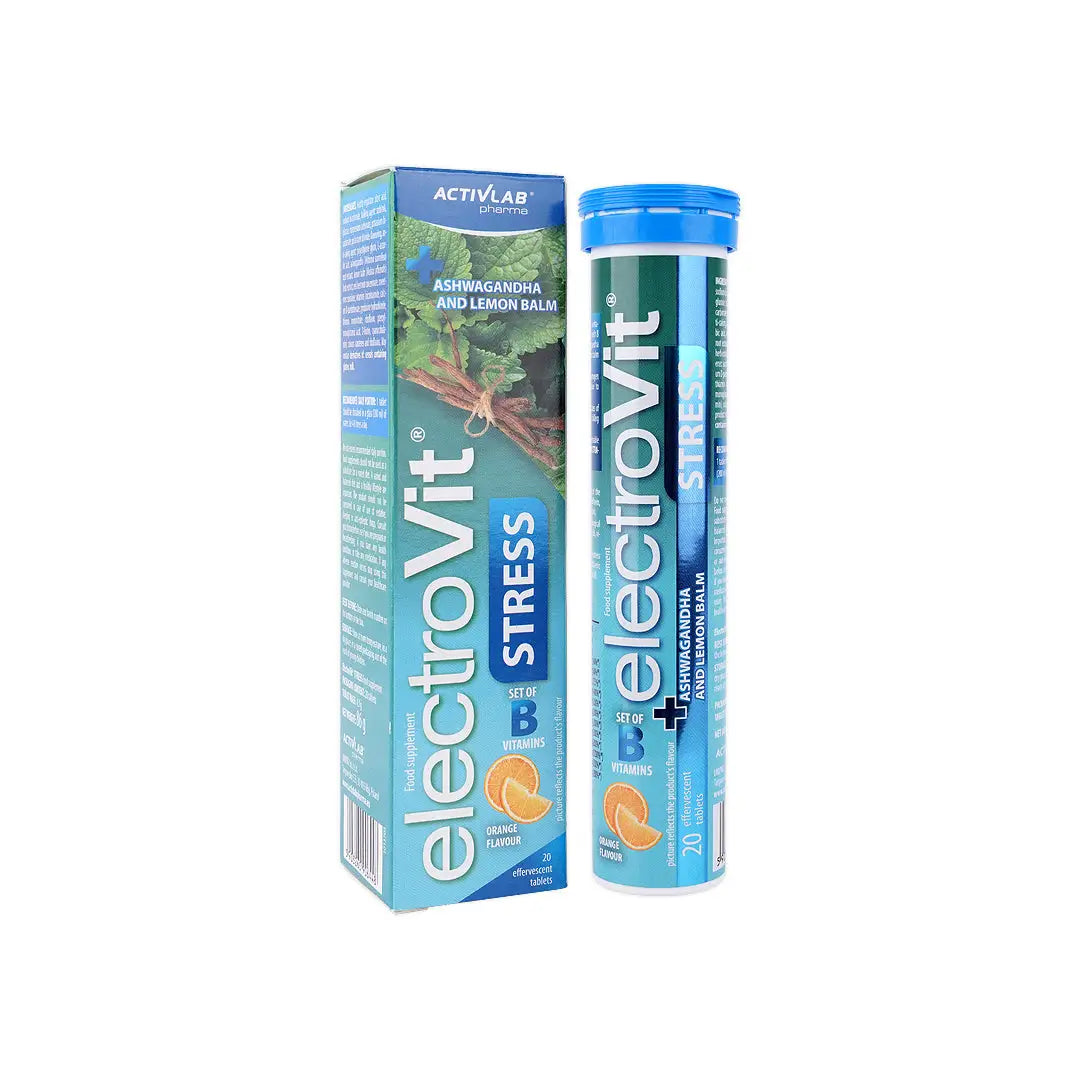 Activlab Electrovit Stress Orange Effervescent Tablets 86g