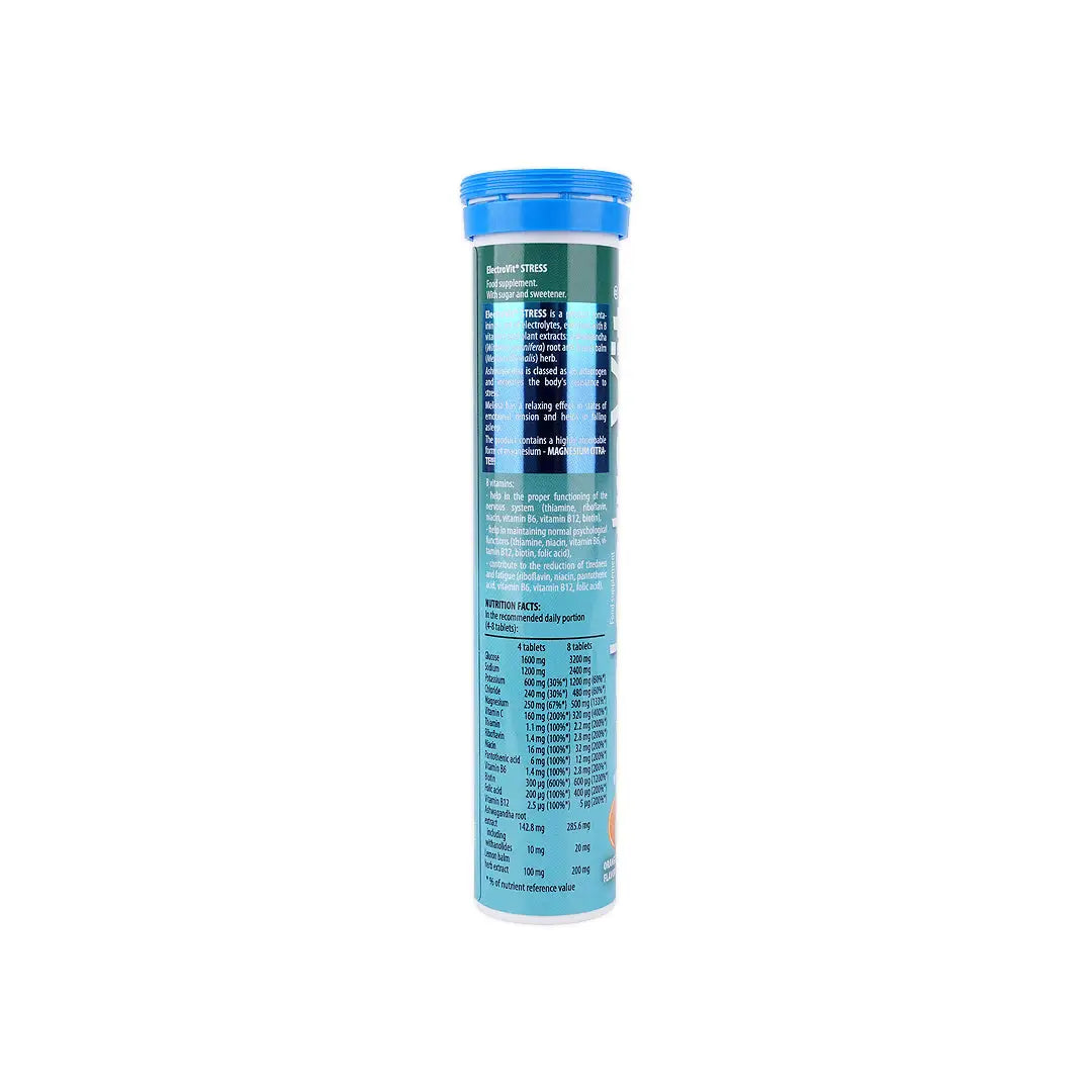 Activlab Electrovit Stress Orange Effervescent Tablets 86g