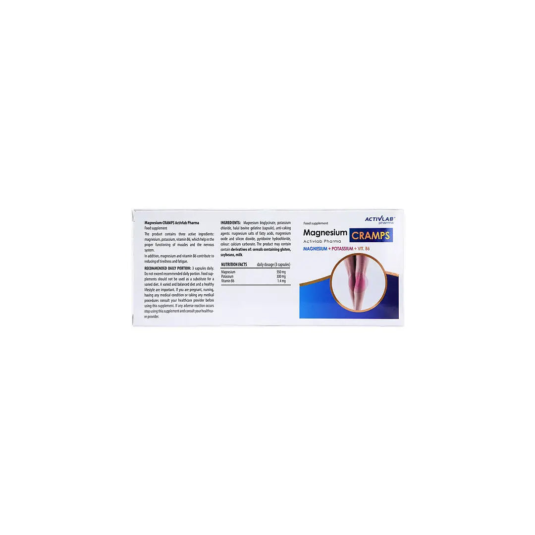 Activlab Magnesium Cramps 60 Capsules