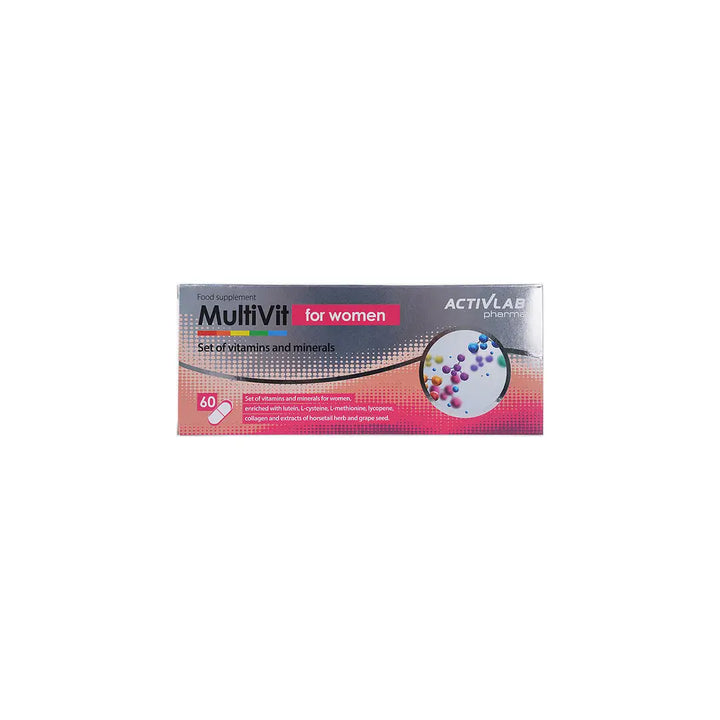 59168Activlab Multivit For Women 60 Capsules