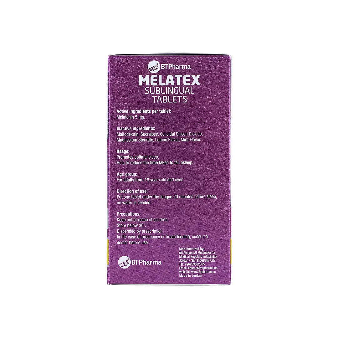 Melatex 5mg 60 Capsules
