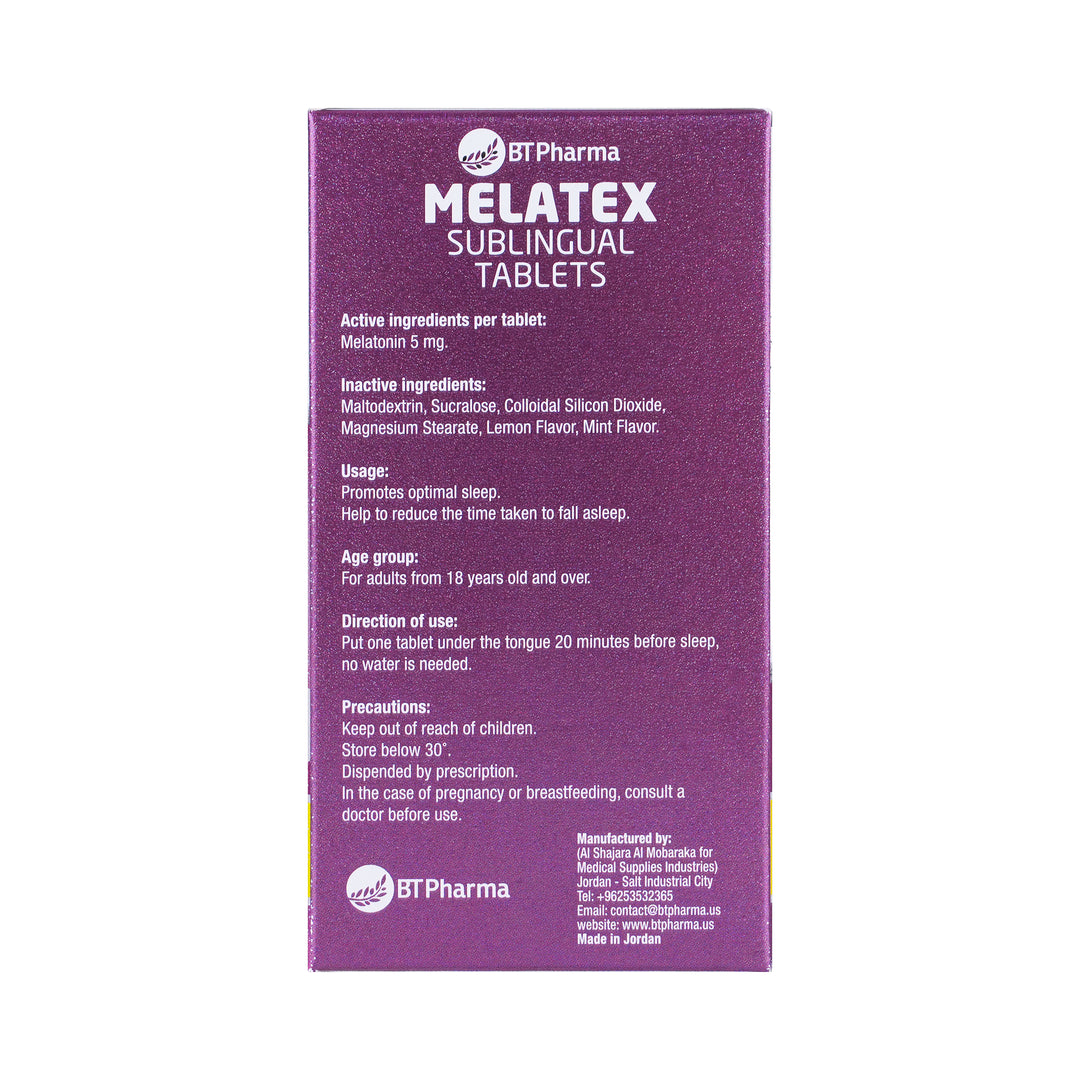 59169-Melatex 5mg 60 Capsules +1
