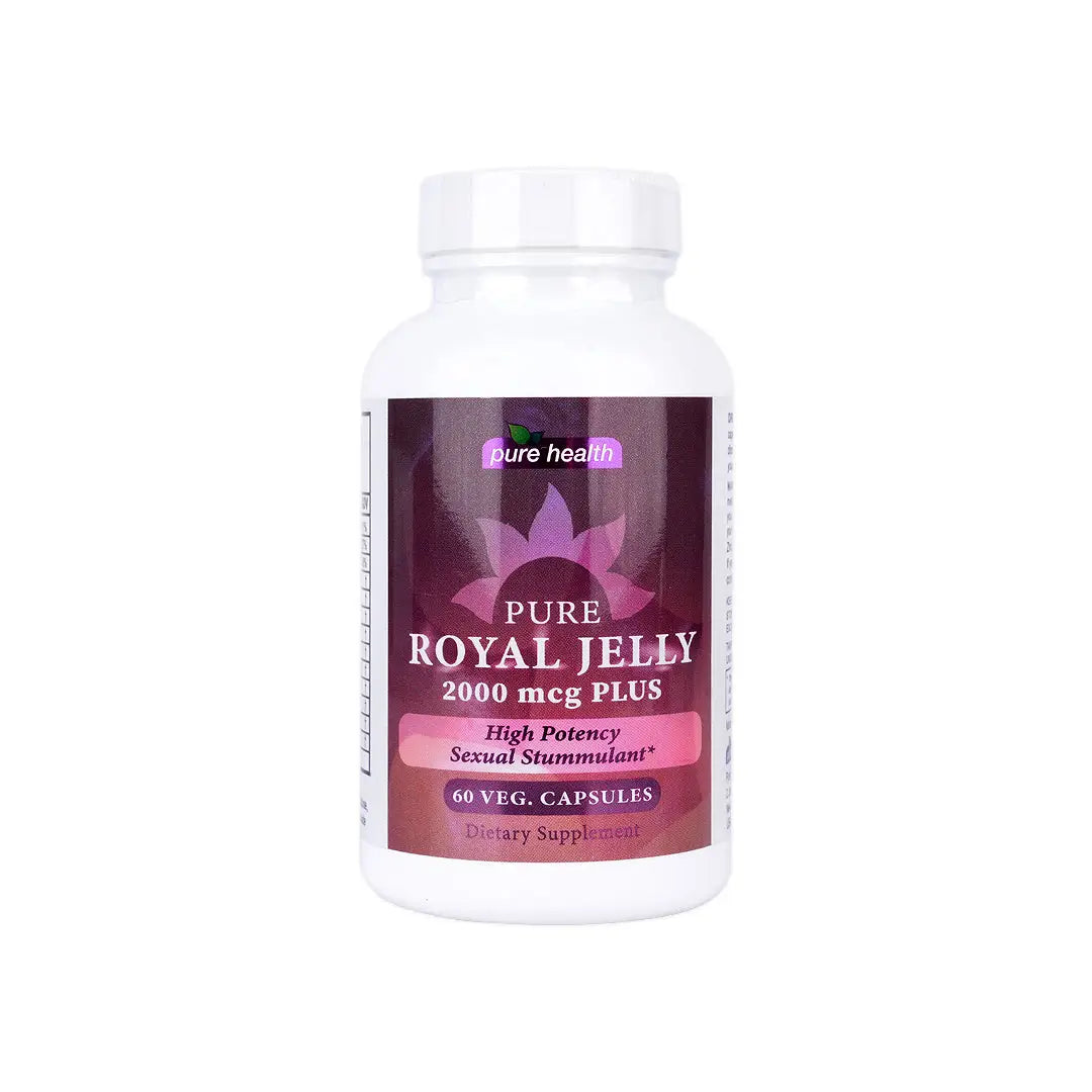 Pure Health Royal Jelly 2000 MCG Plus 60 Veg Capsules
