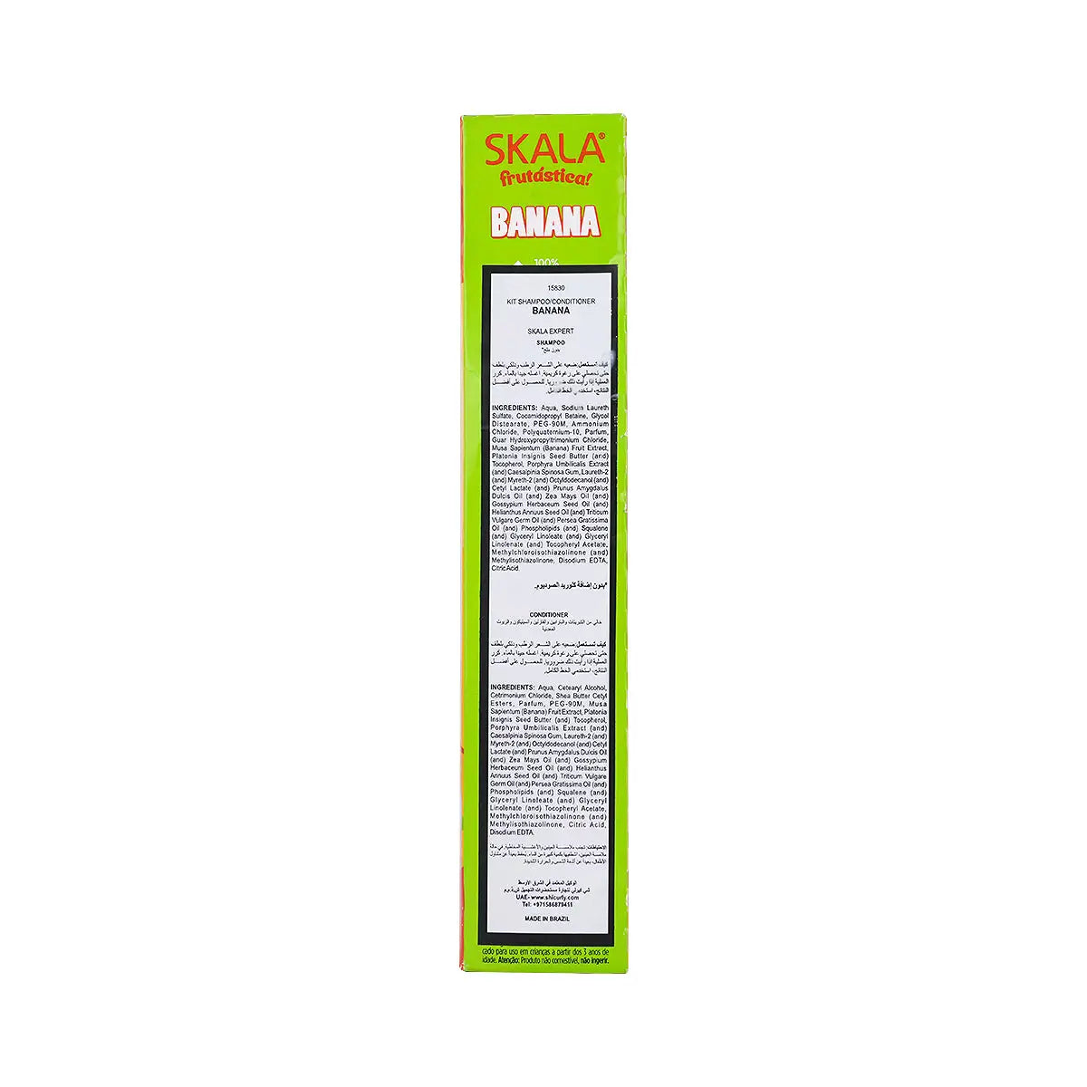 59185-Skala Banana Shampoo & Conditioner Kit 325mL +4