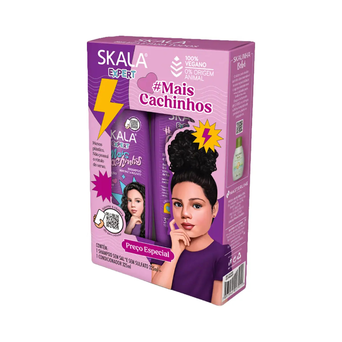59187-Skala Mais Cachinhos Shampoo & Conditioner Kit 325mL