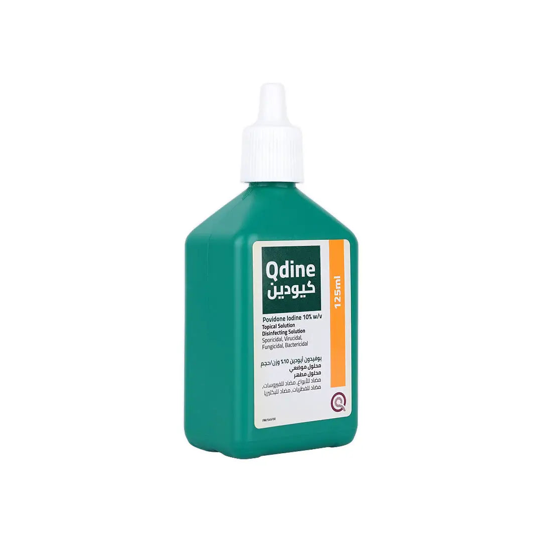 Qdine Povidone Iodine Antiseptic Solution 125mL