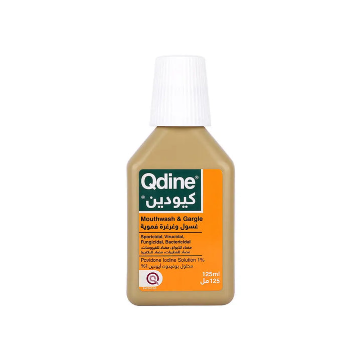 59194-Qdine Povidone Iodine Mouthwash 125mL +4