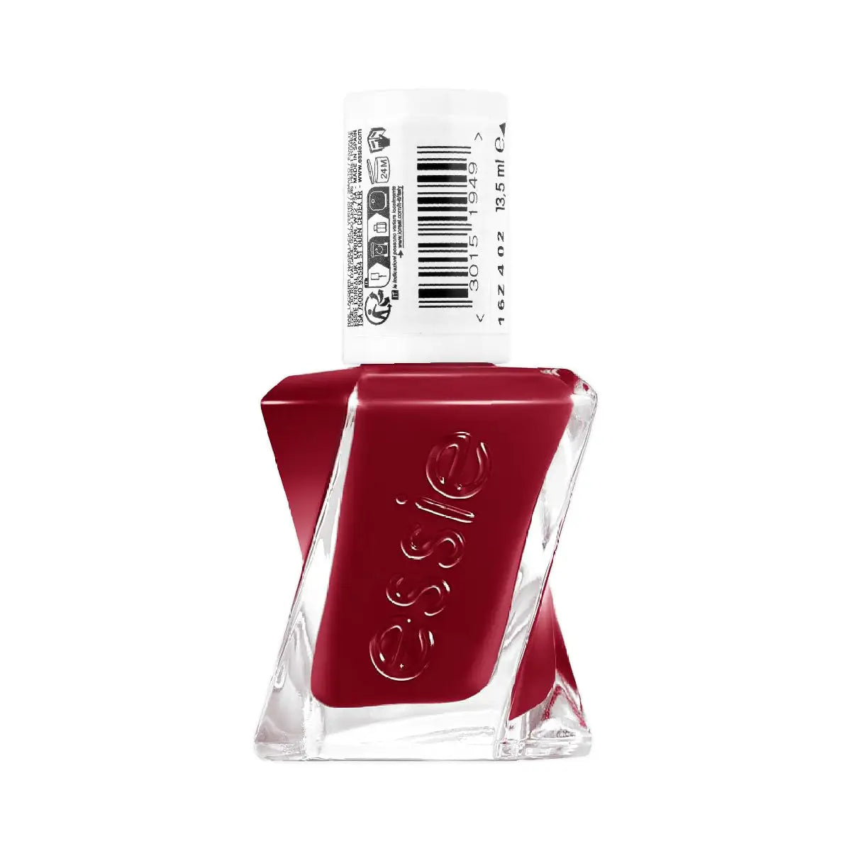 2-Essie Gel Couture Nail Polish 509 Paint The Gown Red 13.5ml +1