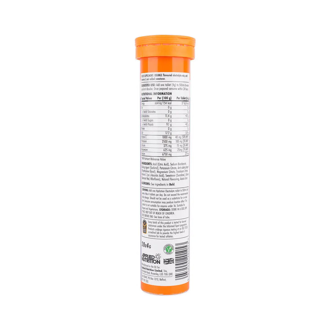 59284-Applied Nutrition Endurance Electrolyte Orange 20 Tablets +2