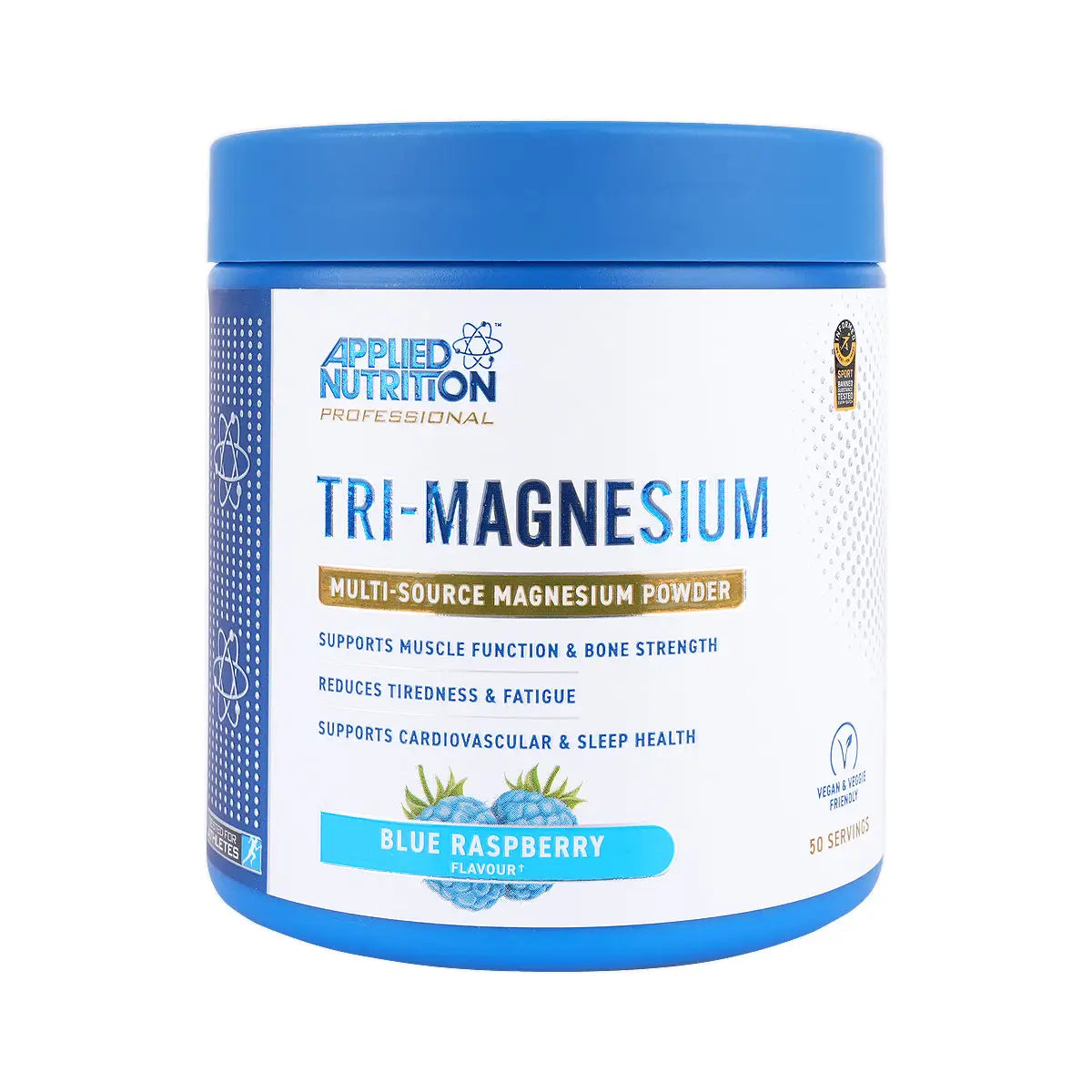 1-Applied Nutrition Tri-Magnesium Blue Raspberry Powder 200g