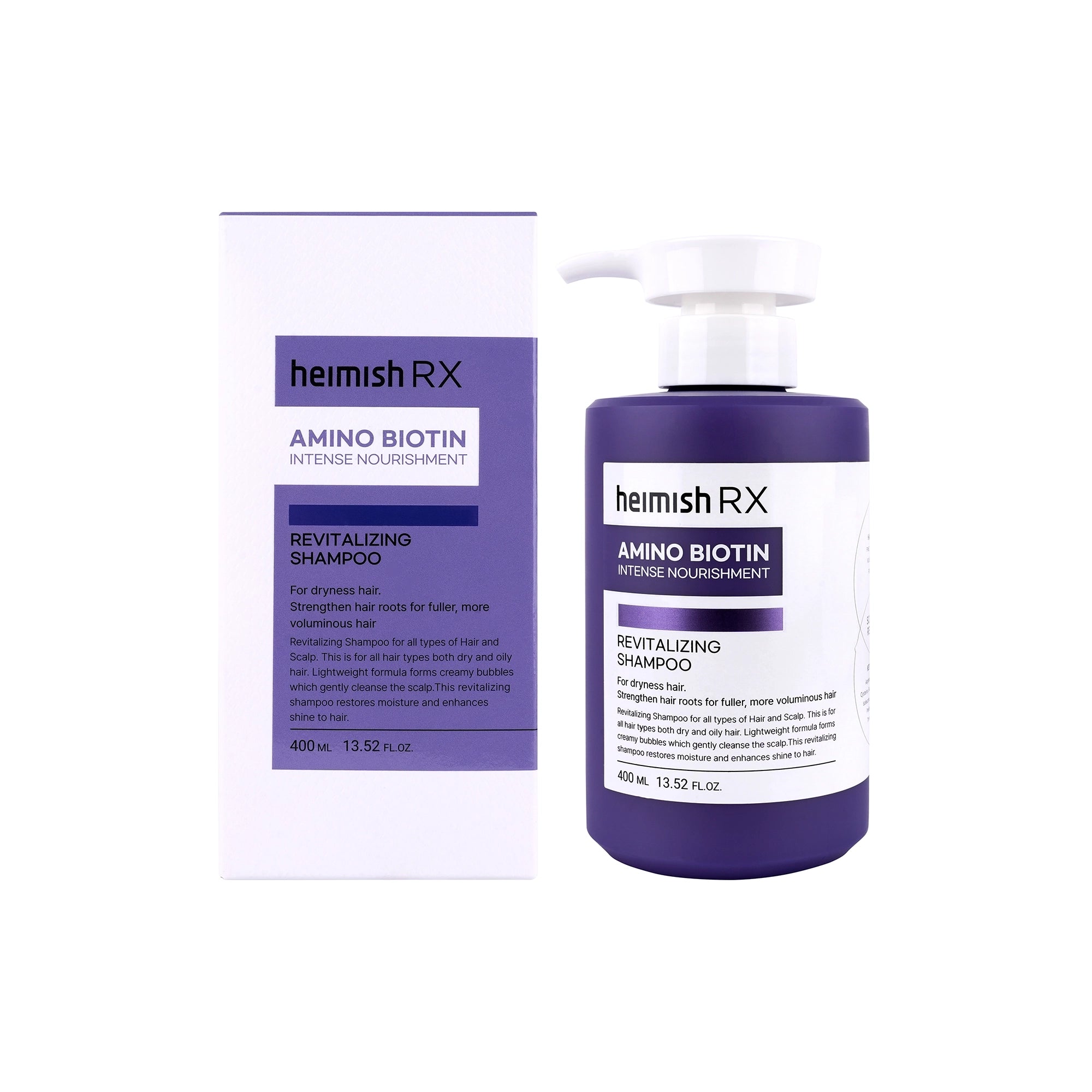 59303-Heimish RX Amino Biotin Revitalizing Shampoo 400ml +3