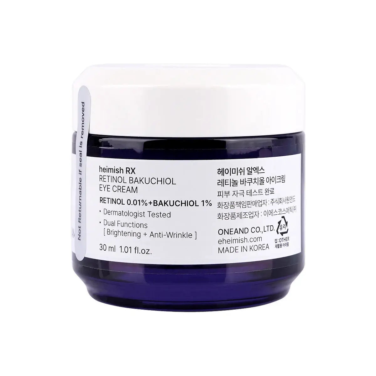 Heimish RX Retinol Bakuchiol Eye Cream 30ml
