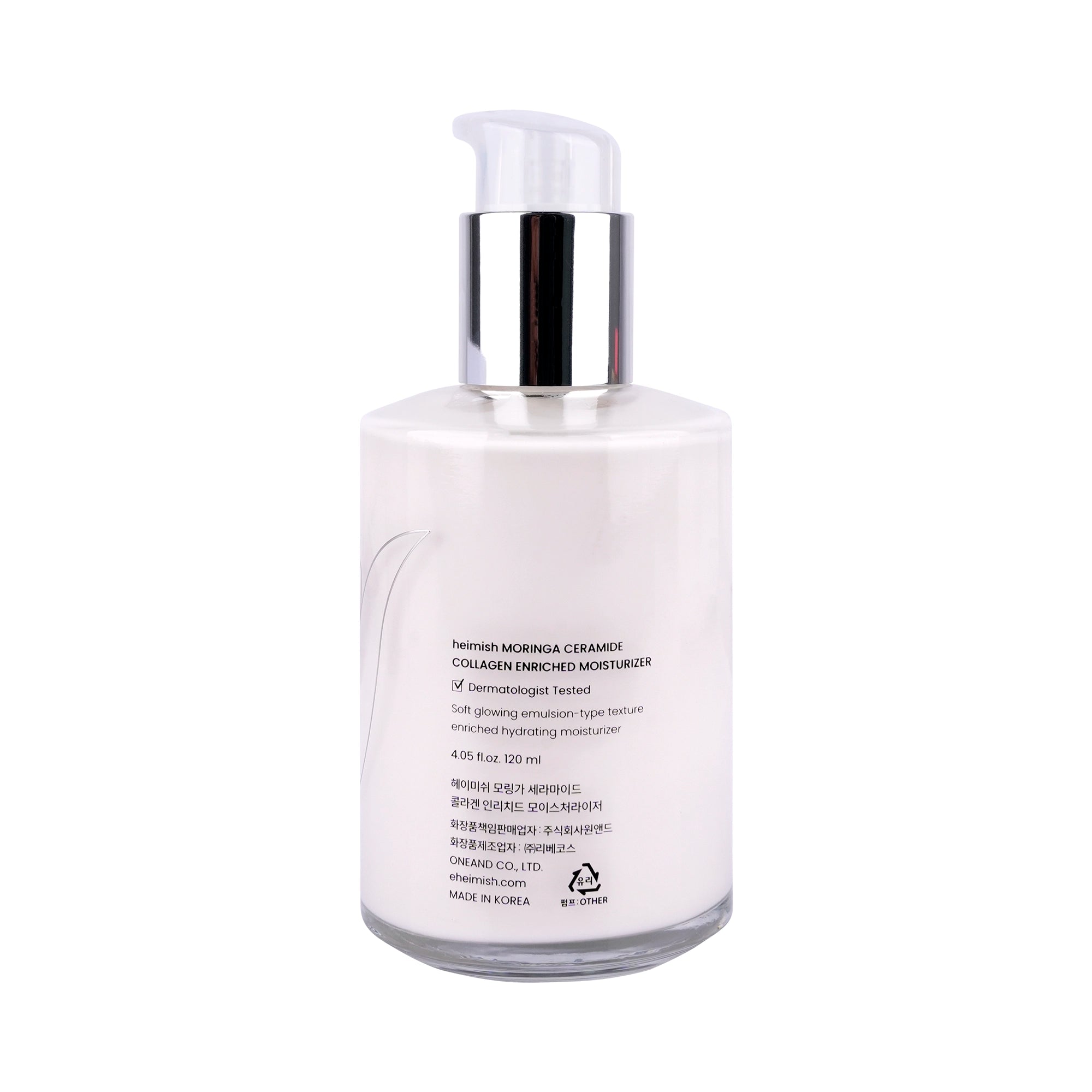 59314-Heimish Moringa Ceramide Collagen Enriched Moisturizer 120mL +8