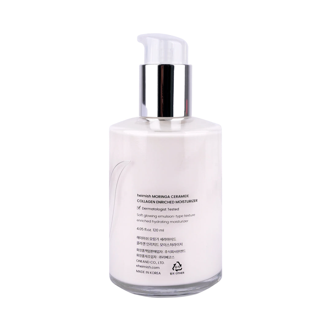 59314-Heimish Moringa Ceramide Collagen Enriched Moisturizer 120mL +8